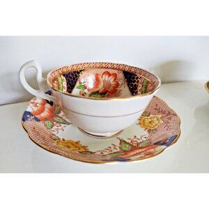 Bell (Shore and Coggins) Bone China Imari Style Tea Cup & Saucer (2912)